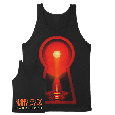 Many Eyes "Harbinger" Black Tank Top