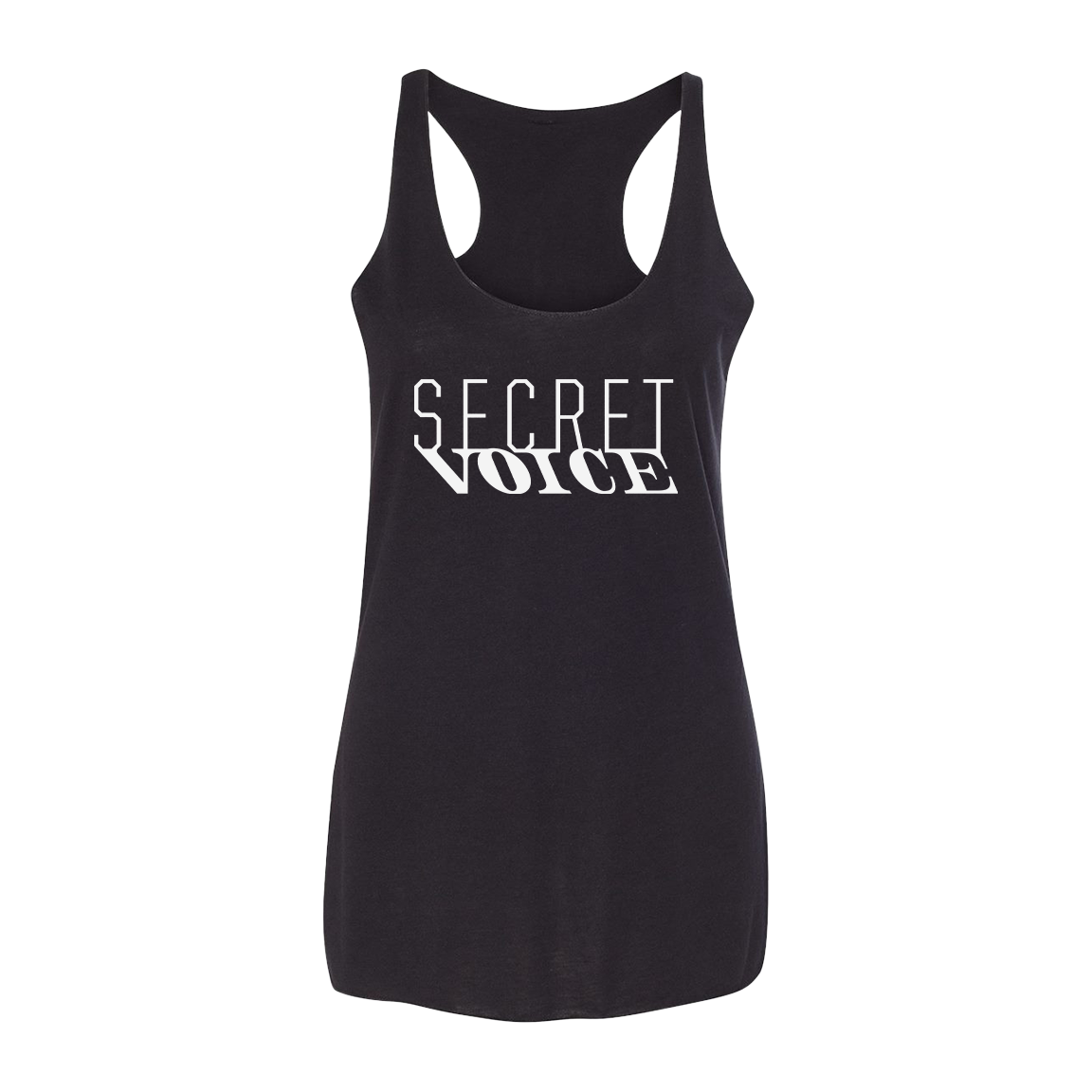 Secret Voice “Logo” Black Racerback Tank Top Deathwish Inc