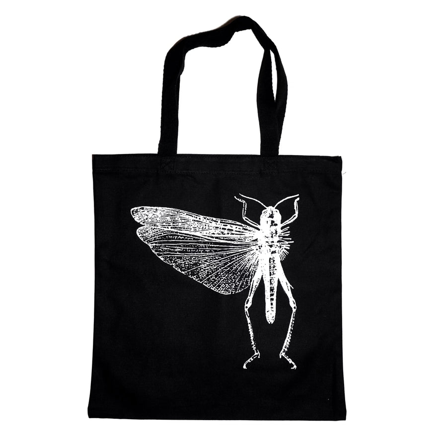 The Locust "Bug" Black Tote Bag