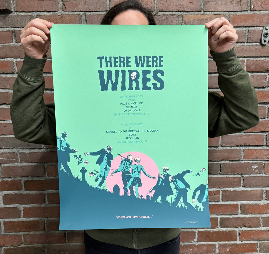There Were Wires "Reunion" Silkscreened Print