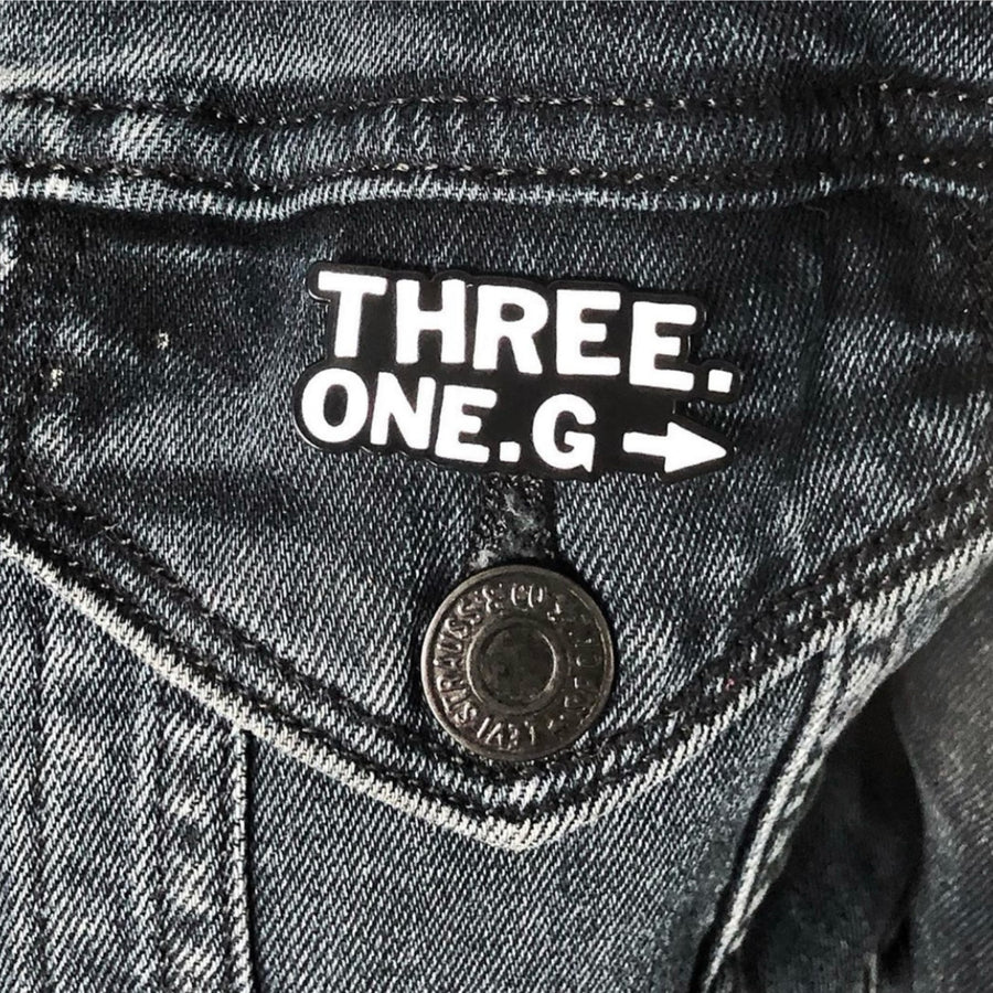 Three One G "Logo" Enamel Pin