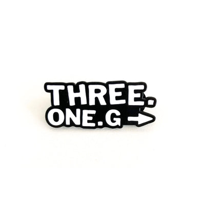 Three One G "Logo" Enamel Pin