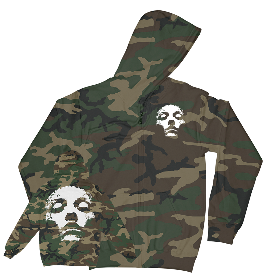 Converge "Jane Doe" Premium Camo Zip Up Sweatshirt