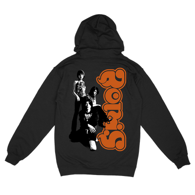 Boris "Heavy Rocks" Premium Black Hooded Sweatshirt