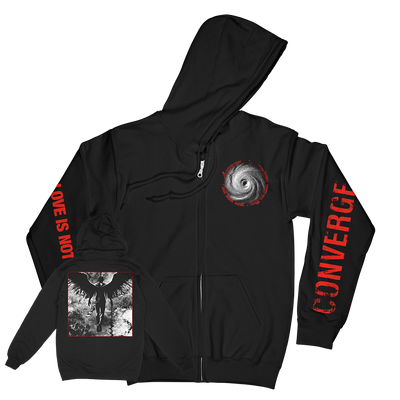 Converge "Eye to Eye" Premium Black Zip Up Sweatshirt