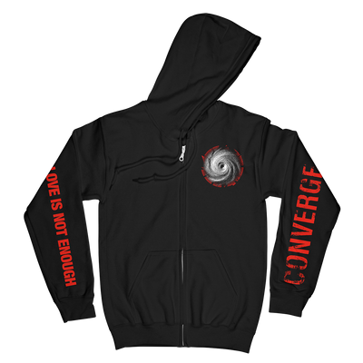 Converge "Eye to Eye" Premium Black Zip Up Sweatshirt