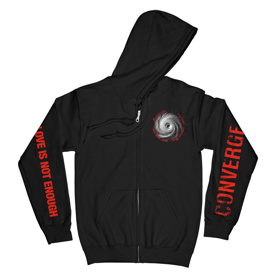 Converge "Eye to Eye" Premium Black Zip Up Sweatshirt