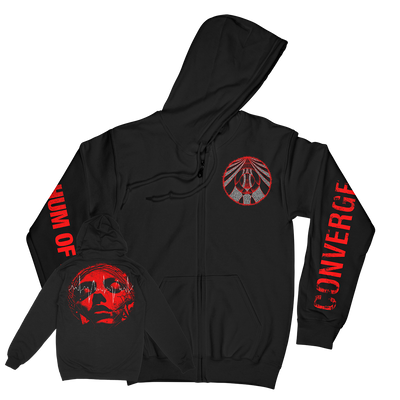 Converge "Hum Of Hurt: Agni I" Black Premium Zip Up Sweatshirt