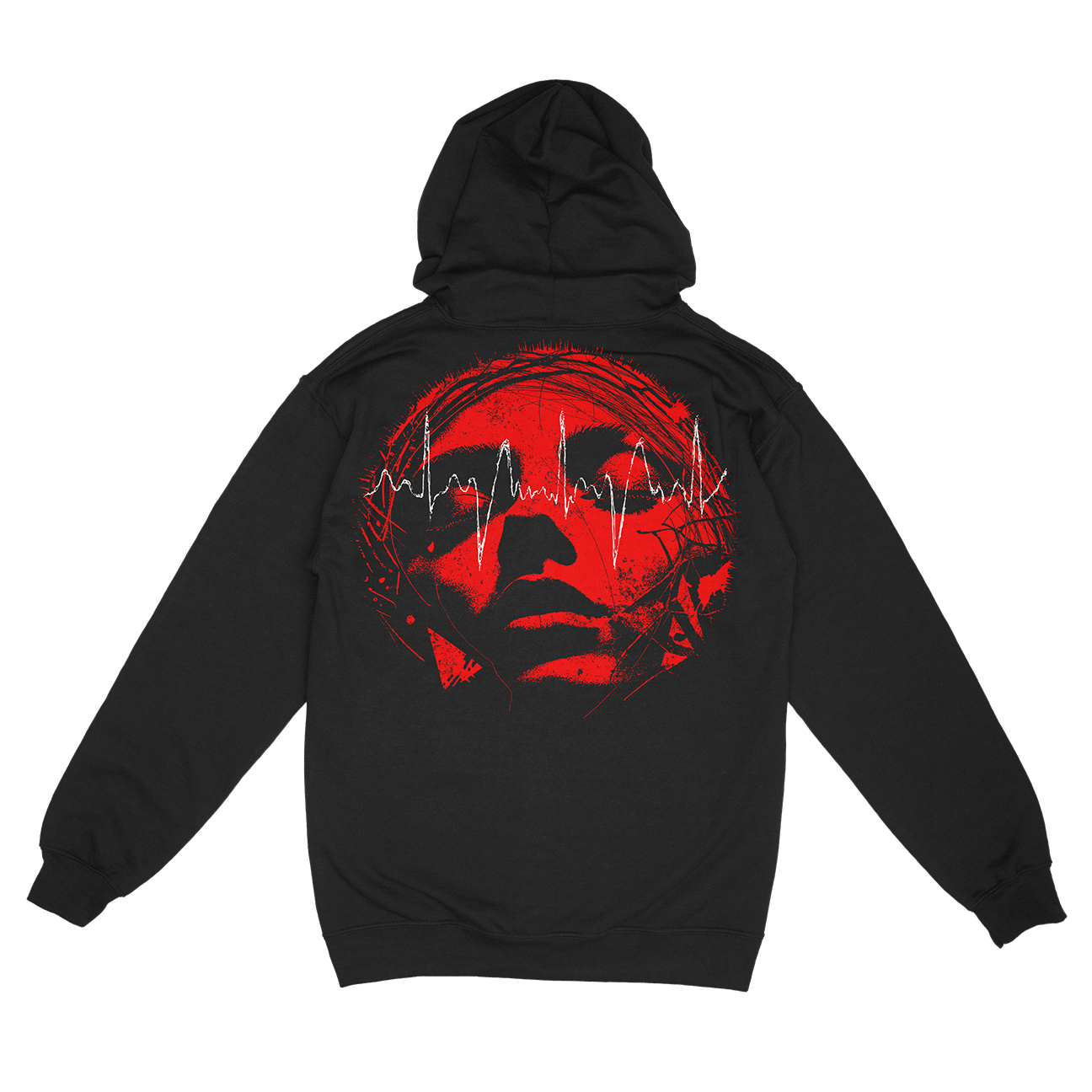 Converge "Hum Of Hurt: Agni I" Black Premium Zip Up Sweatshirt
