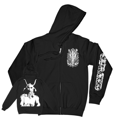 Cursed "He-Goat" Zip-Up Sweatshirt