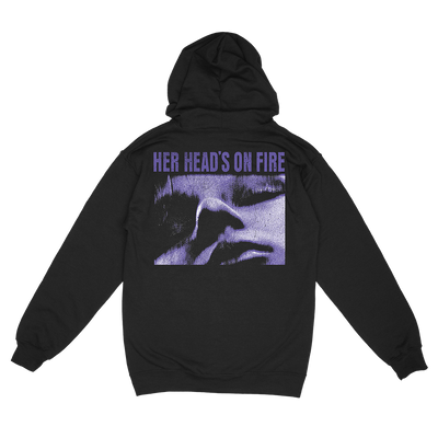Her Head's on Fire "Strange Desires" Black Zip Up Sweatshirt
