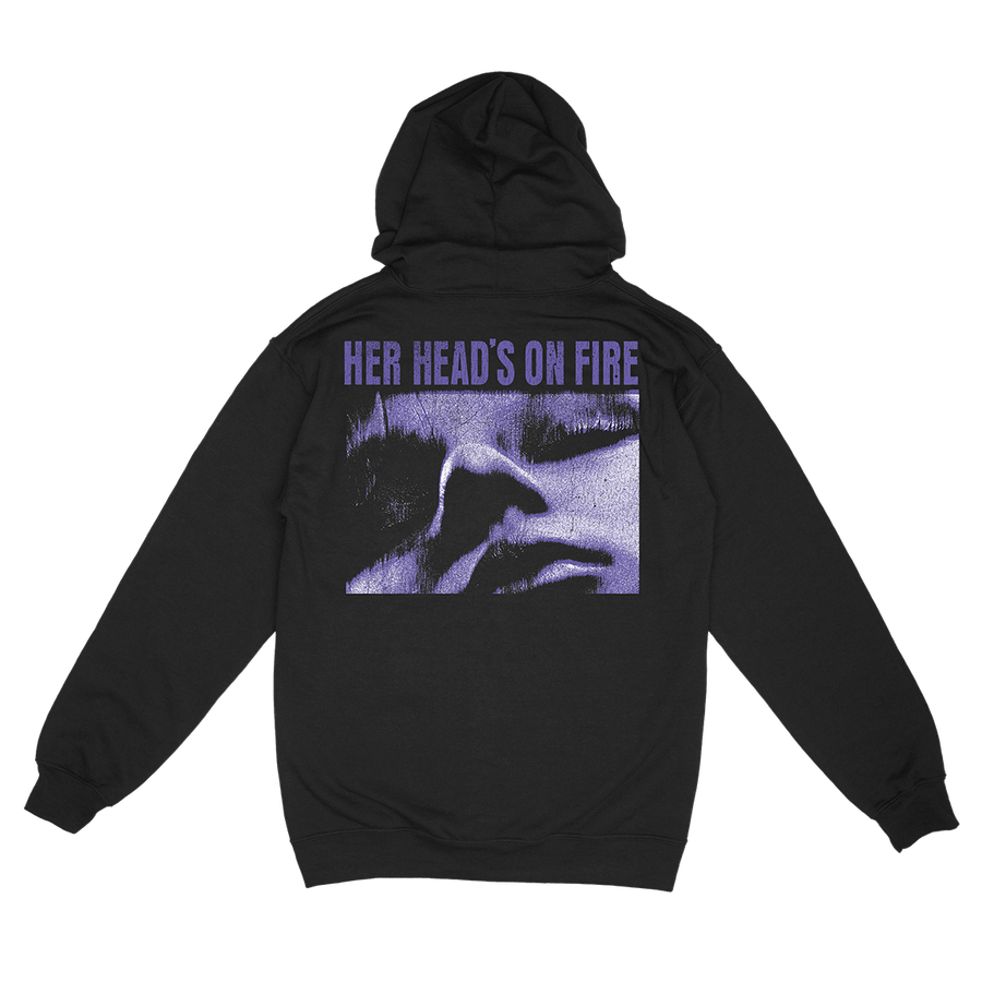 Her Head's on Fire "Strange Desires" Black Zip Up Sweatshirt