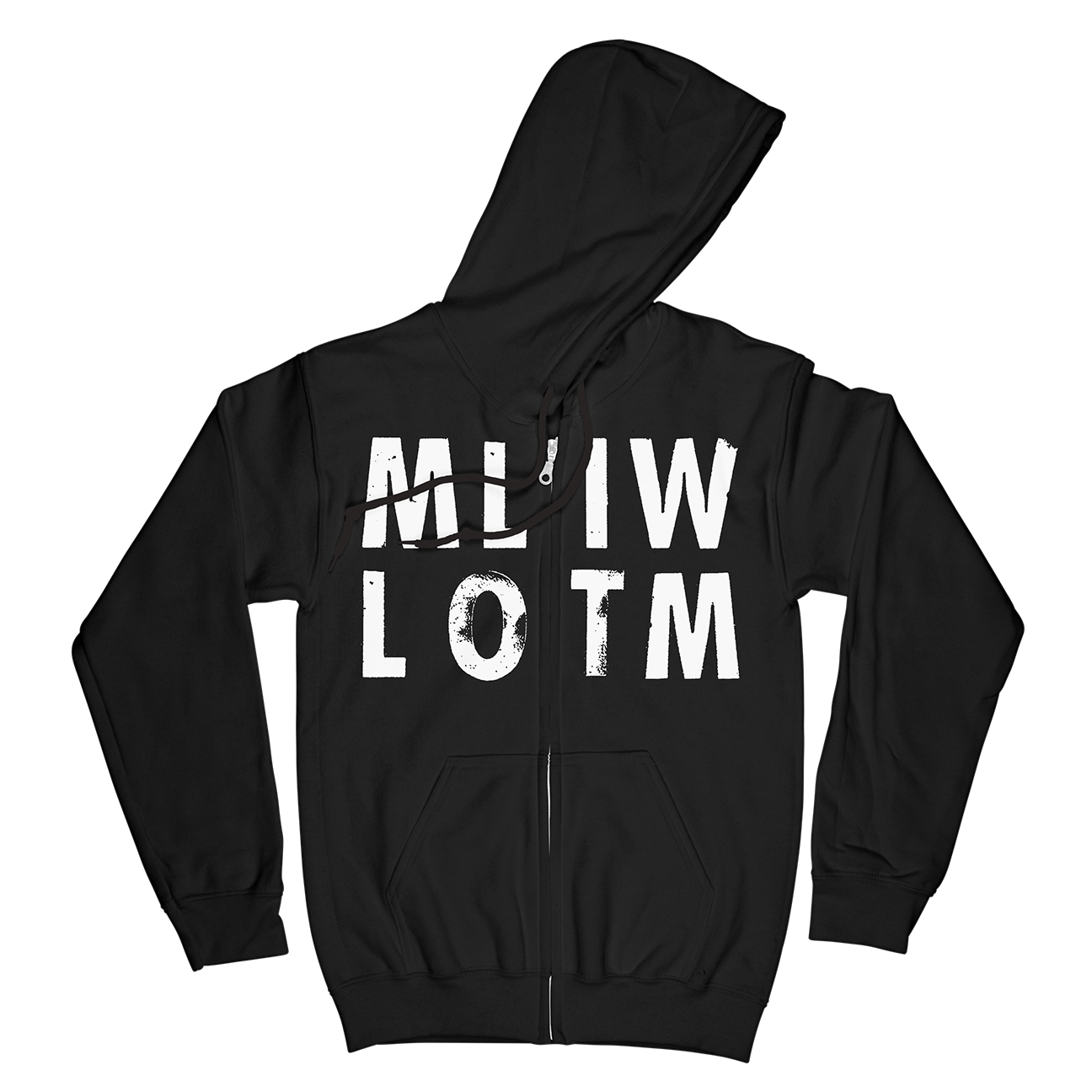 Modern Life Is War "Emily" Premium Black Zip-Up Sweatshirt