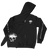 Planes Mistaken For Stars "Skull" Black Zip Up Sweatshirt