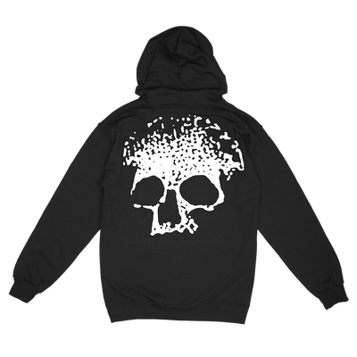 Planes Mistaken For Stars "Skull" Black Zip Up Sweatshirt