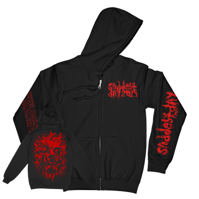 Converge "Saddest Day 2025" Premium Black Zip Up Sweatshirt