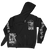 State Faults “No Gospel” Black Zip Up Sweatshirt