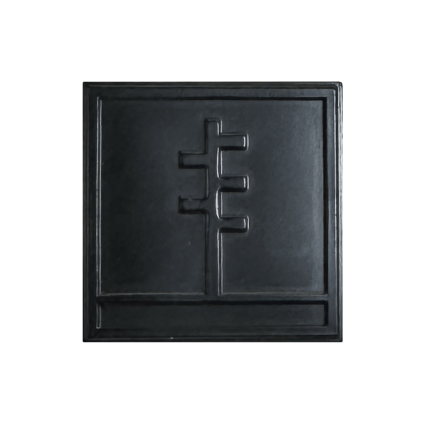 Frail Body "Symbol" Black Dyed Nickel Enamel Pin