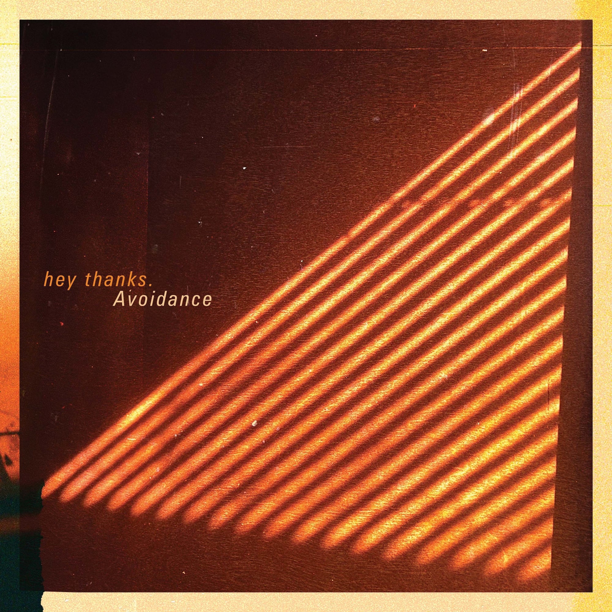 hey thanks. "Avoidance"