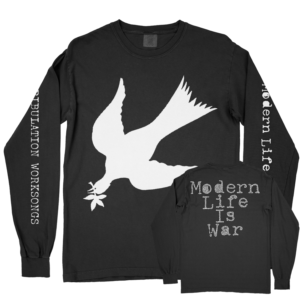 Modern Life Is War "Fallen Dove" Black Premium Longsleeve