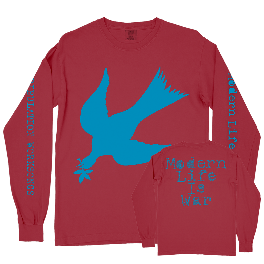 Modern Life Is War "Fallen Dove" Crimson Premium Longsleeve