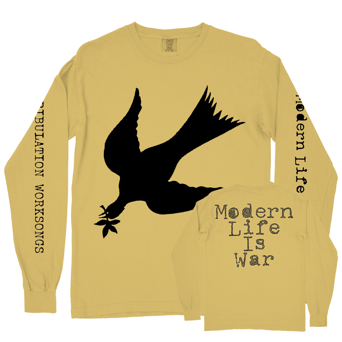 Modern Life Is War "Fallen Dove" Butter Premium Longsleeve