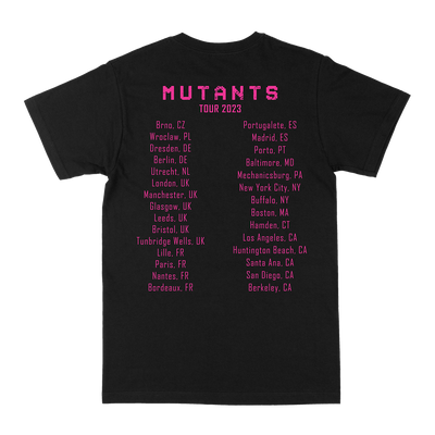 Mutoid Man "Mutants Tour" Black T-Shirt