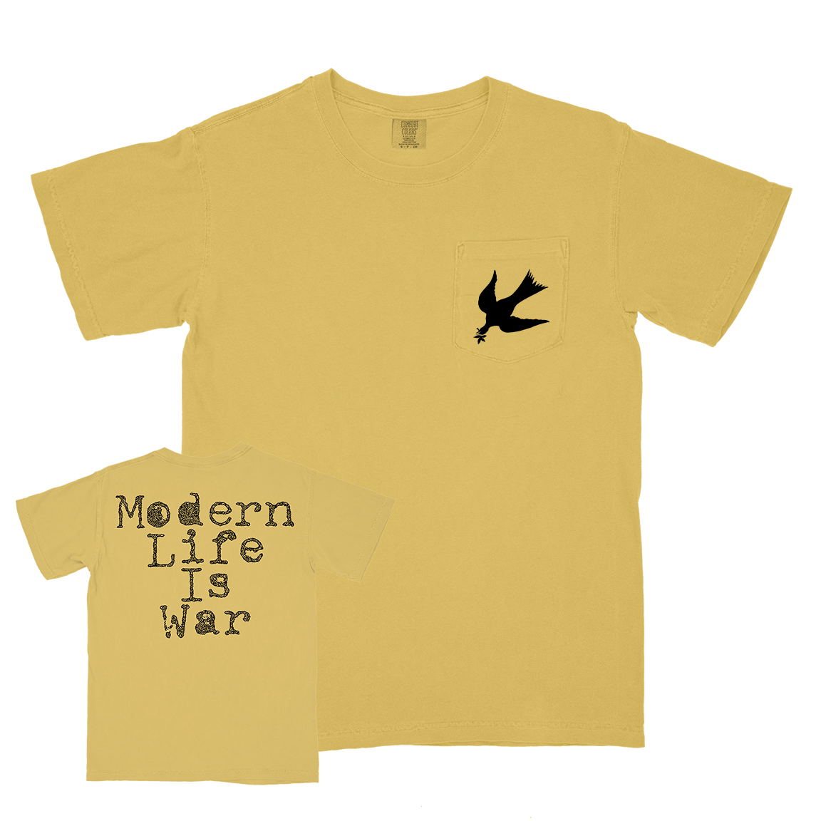 Modern Life Is War "Fallen Dove" Butter Premium Pocket T-Shirt