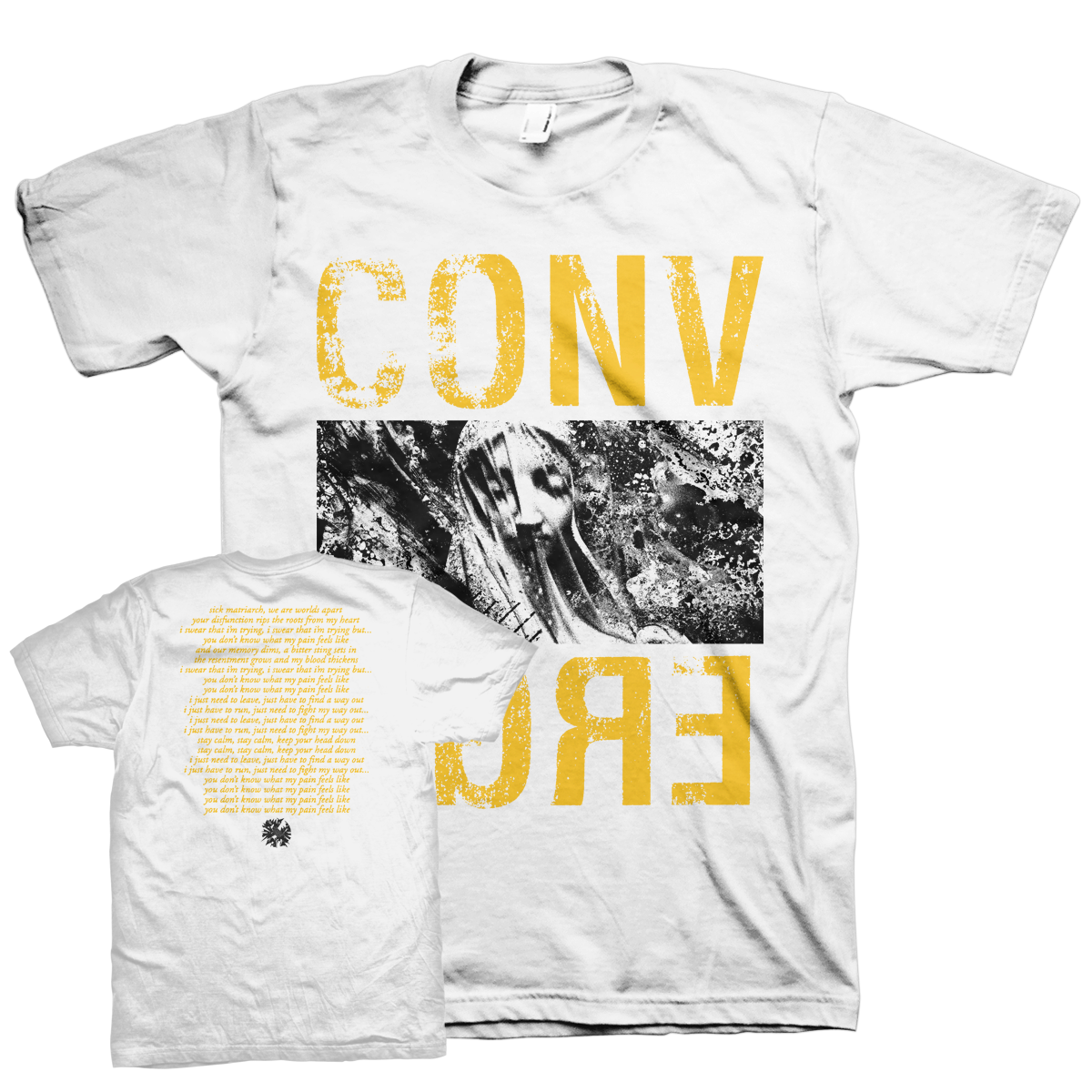 Converge "I Can Tell You About Pain" White T-Shirt