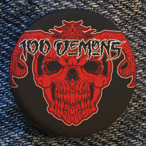 100 Demons "Skull" Button