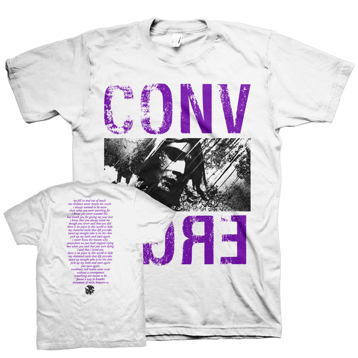 Converge "Thousands Of Miles Between Us" White T-Shirt
