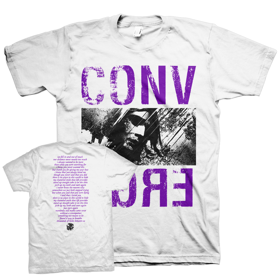 Converge "Thousands Of Miles Between Us" White T-Shirt