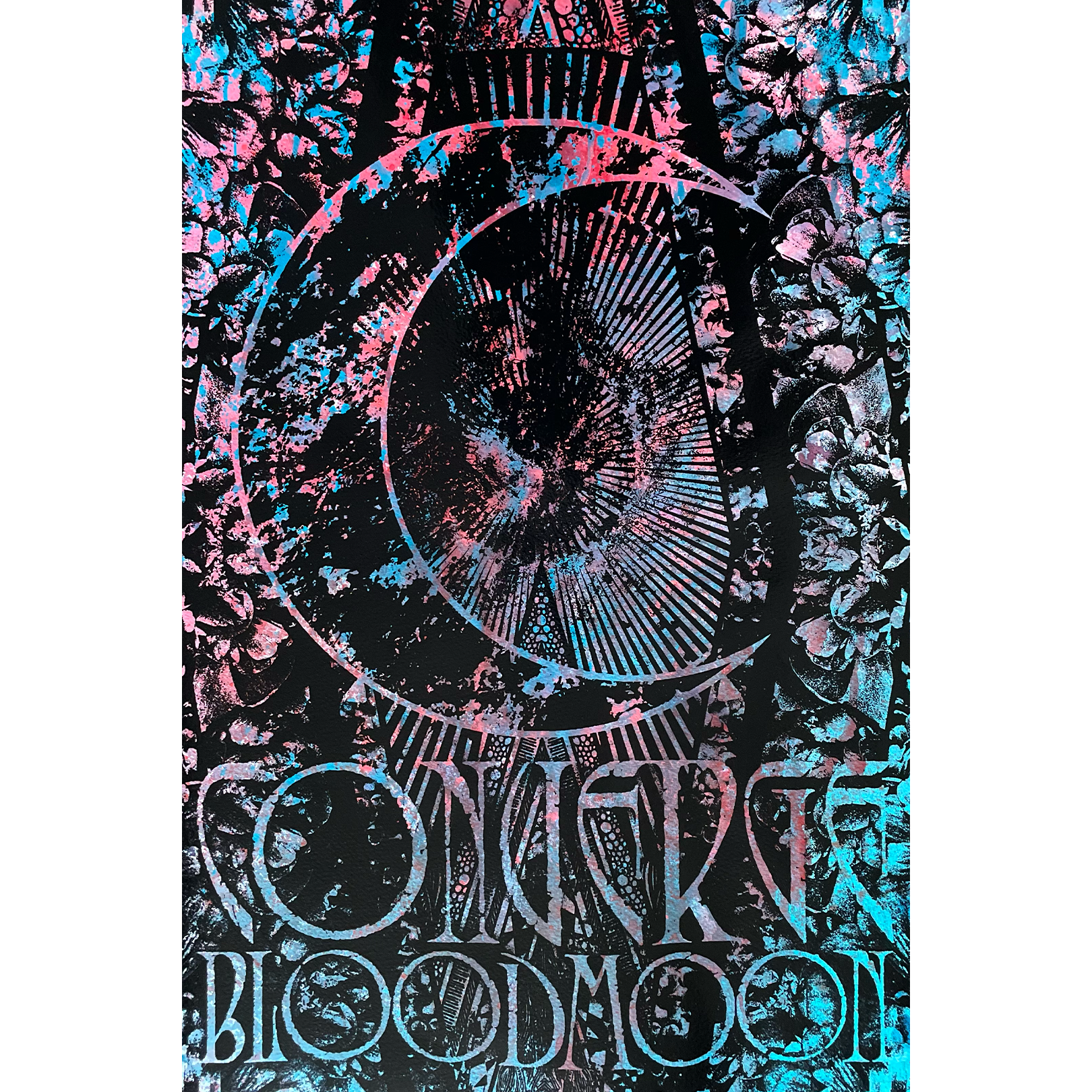 Thomas Hooper x J. Bannon "Converge Bloodmoon" Mixed Media Print