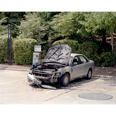 Reid Haithcock "Continual Disaster: Car Fire" Giclee Print