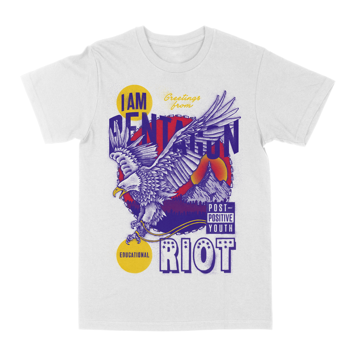 I Am Pentagon "Eagle" White T-Shirt
