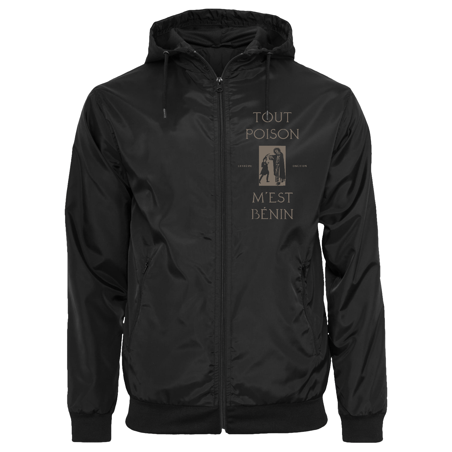 Fange “Extrême-Onction” Black Windbreaker