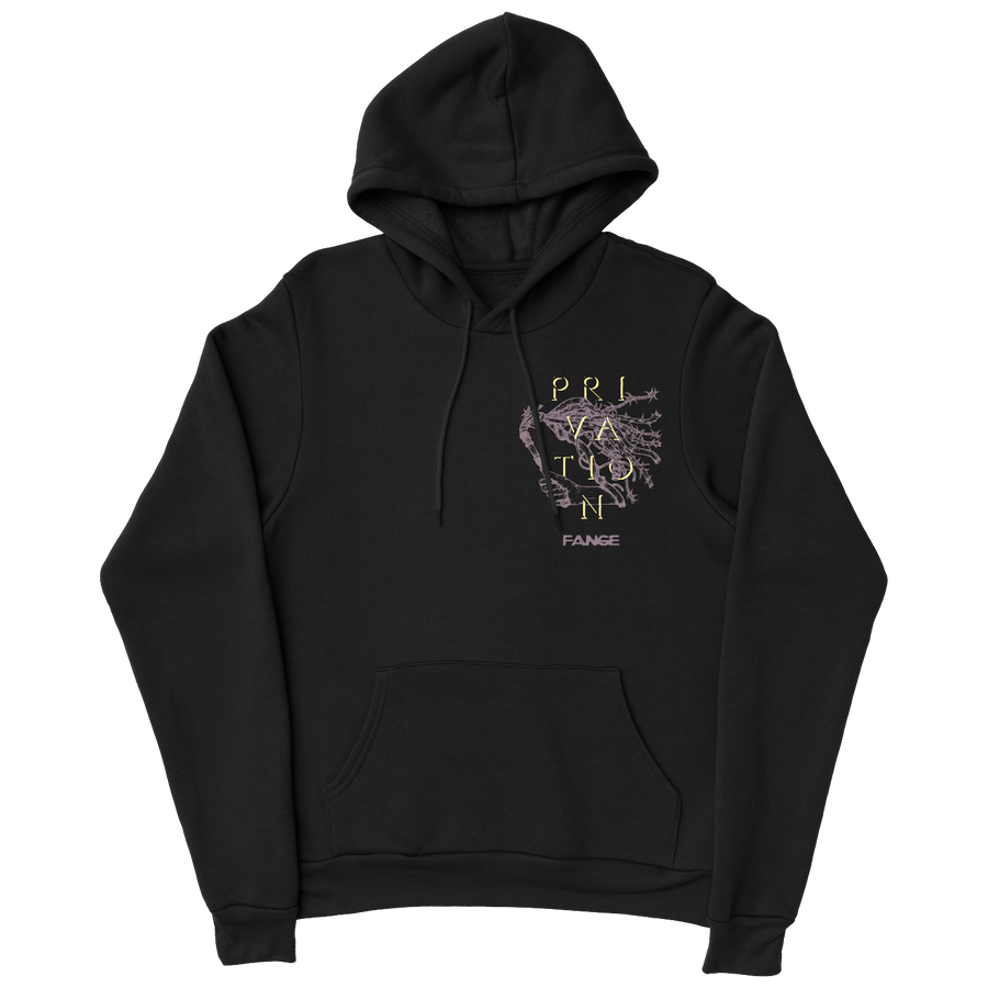 Fange “Privation” Black Hooded Sweatshirt