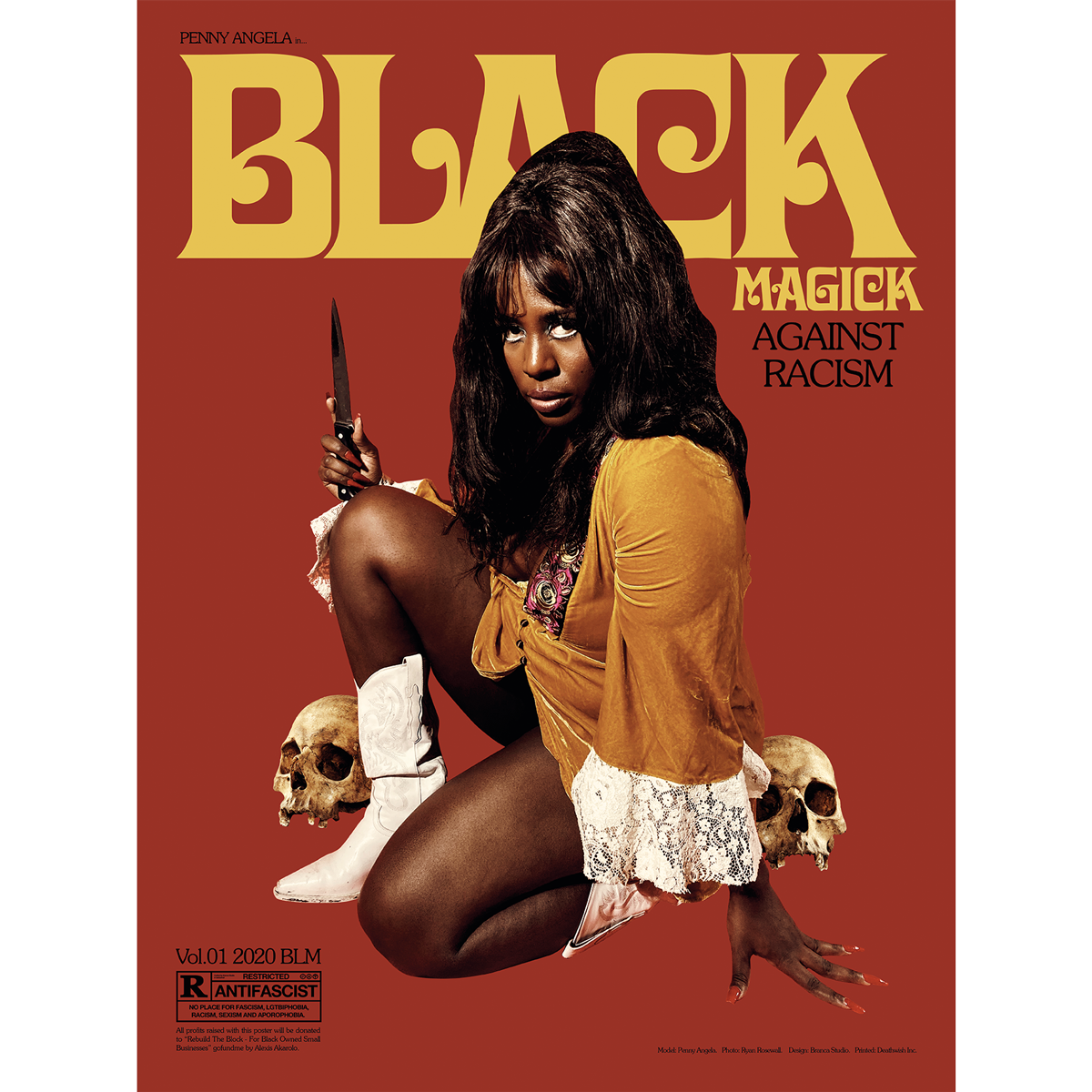 Branca Studio & Penny Angela "Black Magick Against Racism" Giclee Print