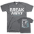 Break Away "Cross My Heart" Grey T-Shirt