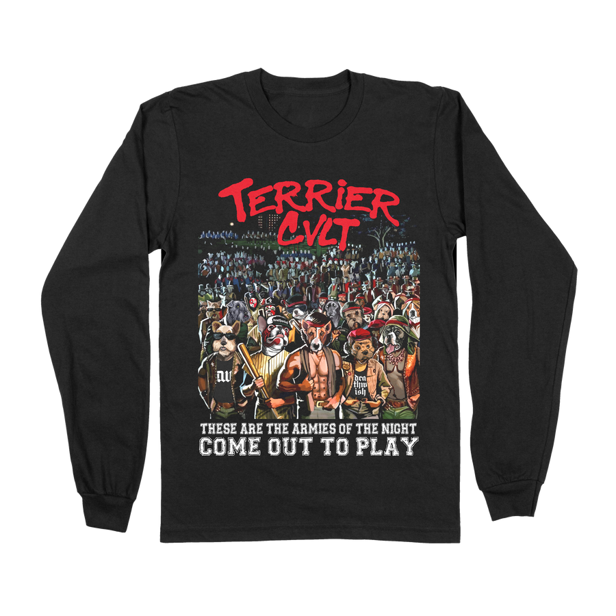Terrier Cvlt "Come Out and Play" Black Crewneck
