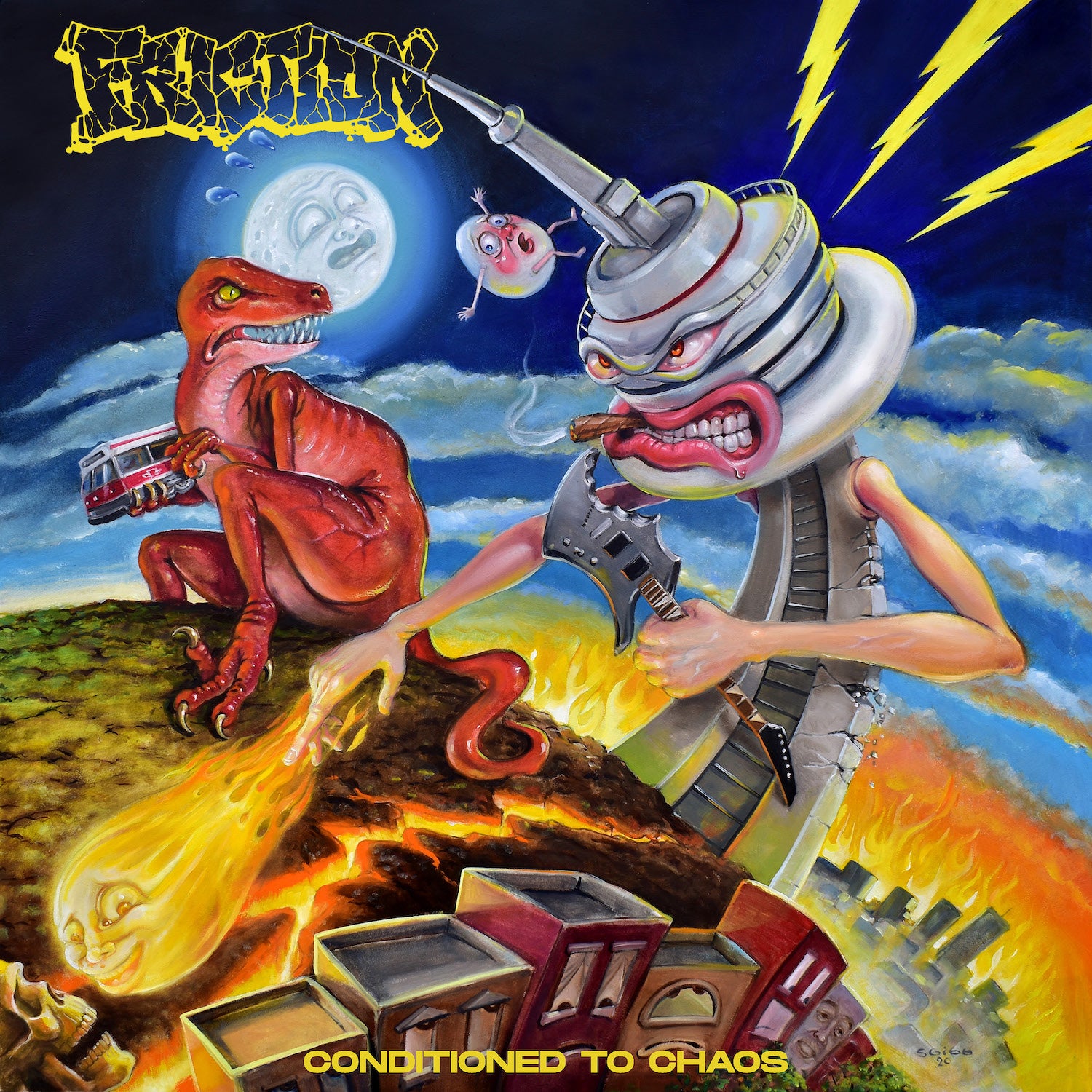 Friction "Conditioned to Chaos"