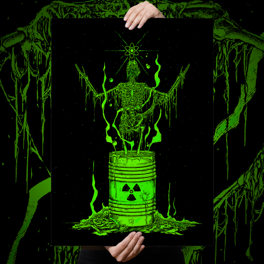 Anthony Lucero "Atomic Messiah: Green" Giclee Print