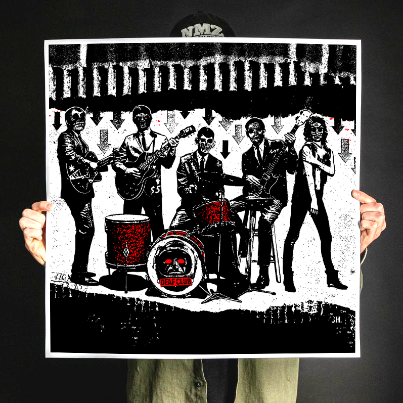 Deaf Club "Bad Songs Forever: Band" Giclee Print