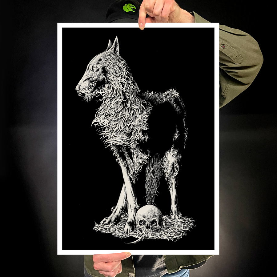 Fajar Allanda "Lone Wolf" Giclee Print