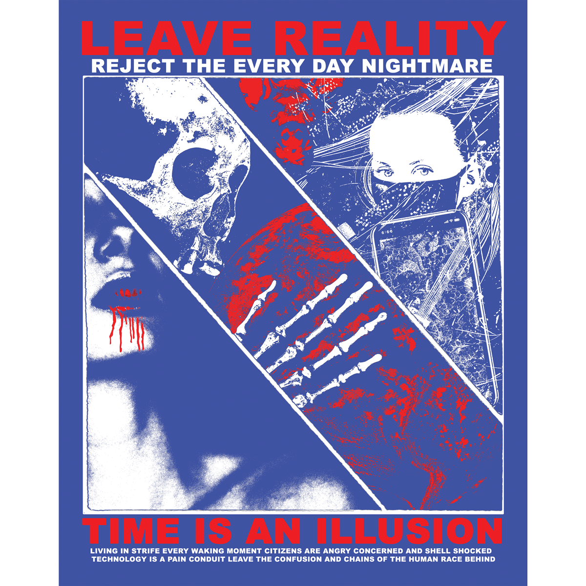 Hell Simulation "Leave Reality" Giclee Print