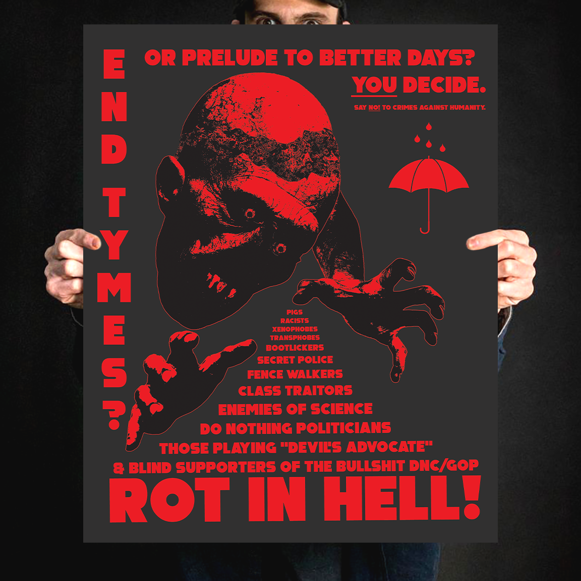 Hell Simulation "Rot In Hell" Giclee Print