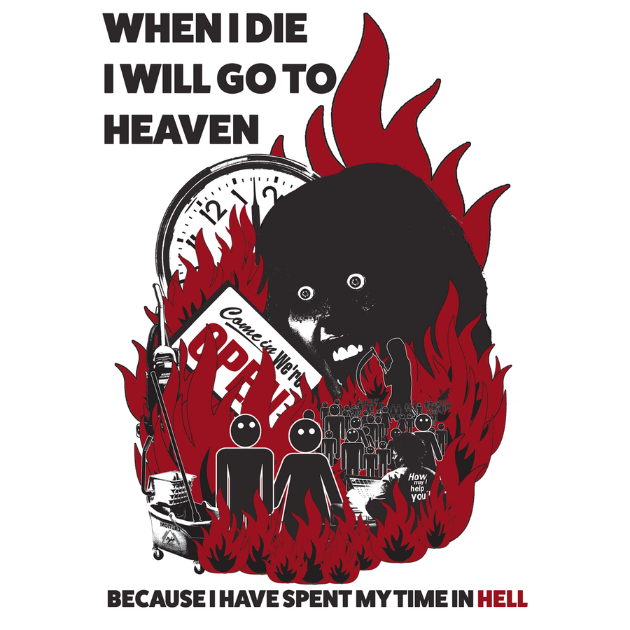 Hell Simulation "When I Die" Giclee Print
