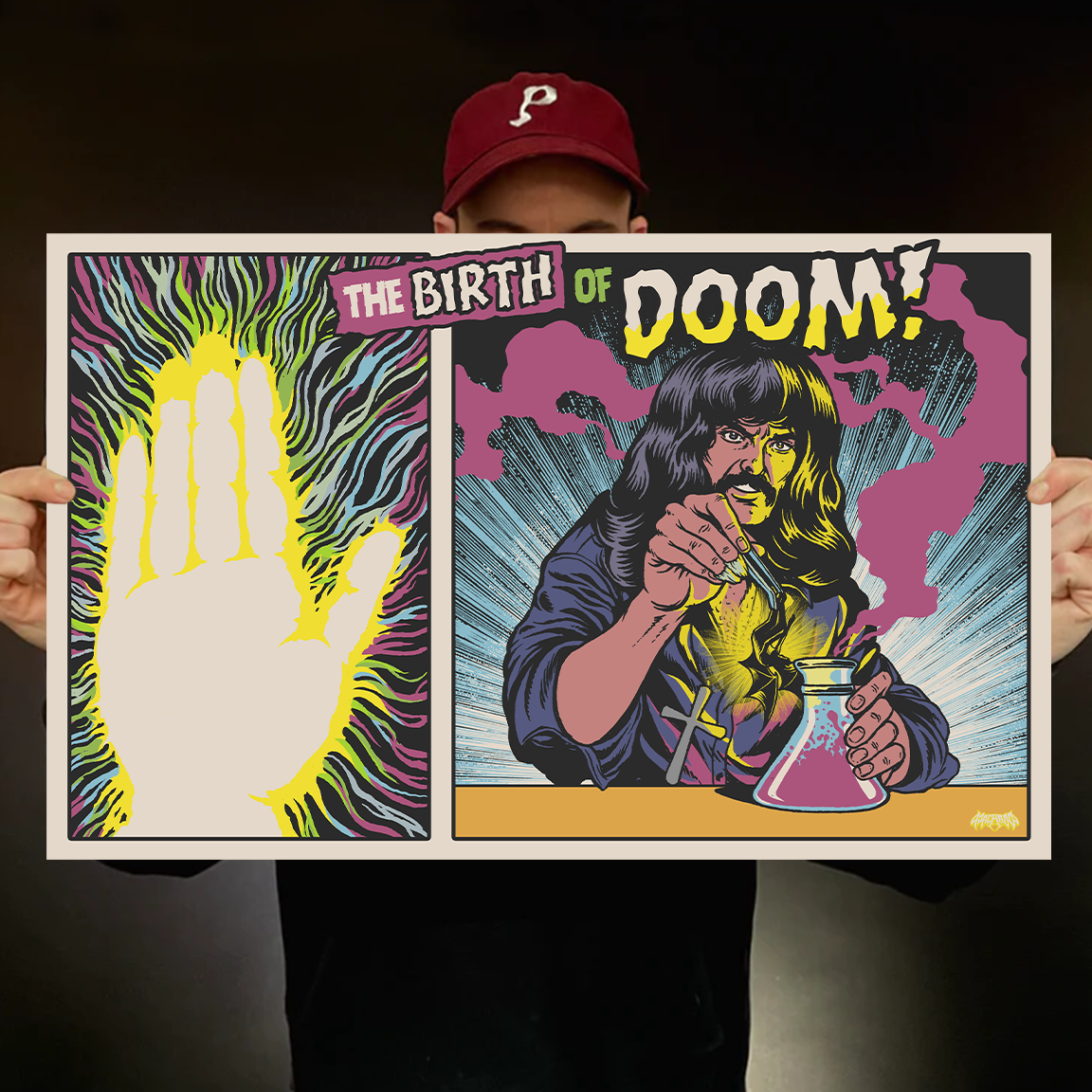 Juan Machado "The Birth Of Doom" Giclee Print