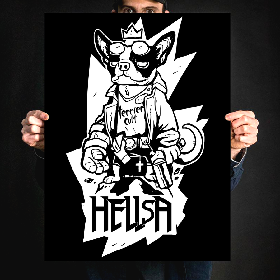 Terrier Cvlt "Hellsa" Giclee Print