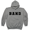 Two Minutes To Late Night "Band" Heather Grey Hooded Sweatshirt